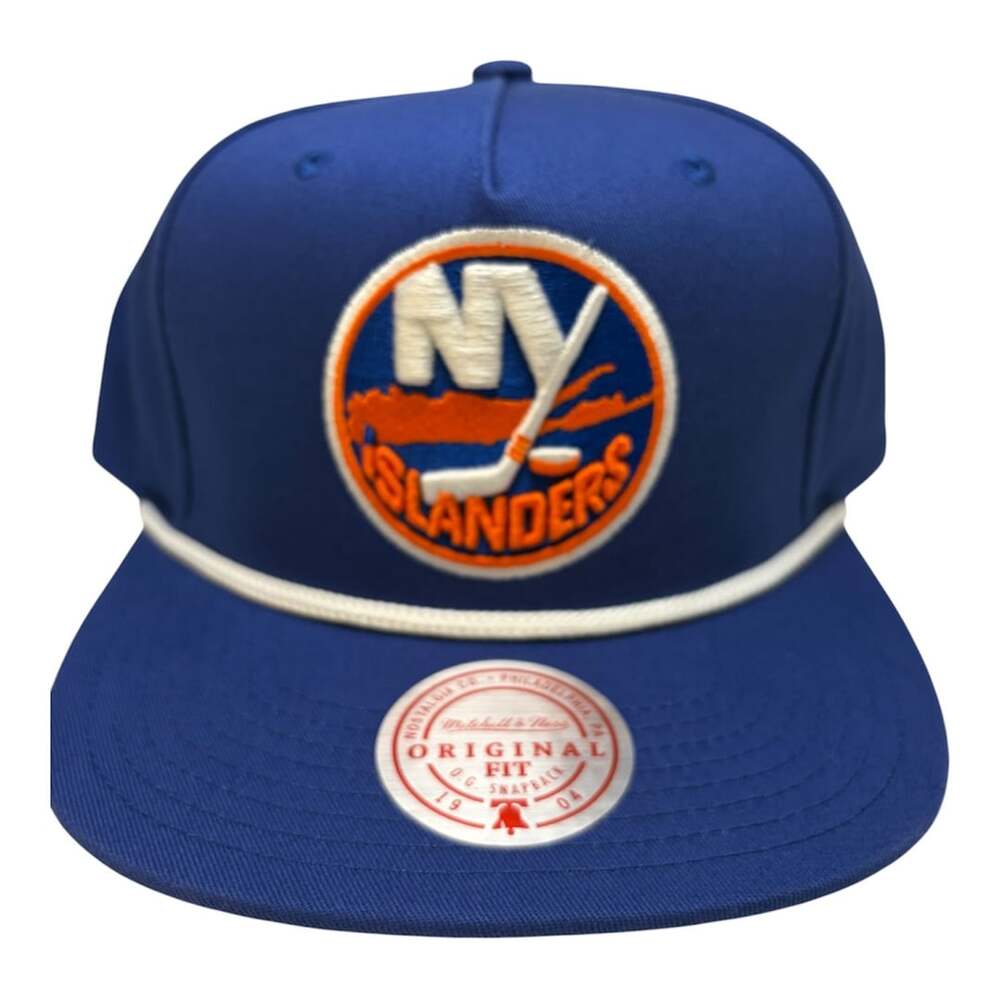 New York Islanders Mitchell & Ness Original Fit Team Color Rope Snapback Hat